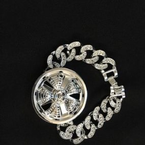 Silver Spinner Bracelet 24-3
