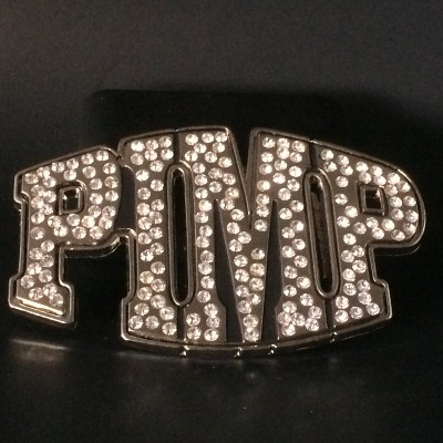 PIMP Hip Hop Metal Fashion Belt Buckle 