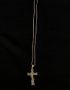 Gold Chain and Cross Pendant with Snake 3