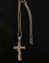 Gold Chain and Cross Pendant with Snake 4