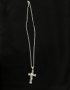 Silver Chain and Cross Pendant with Snake 1